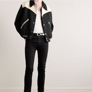 Western Teddy Jacket Mens Small Celine Style